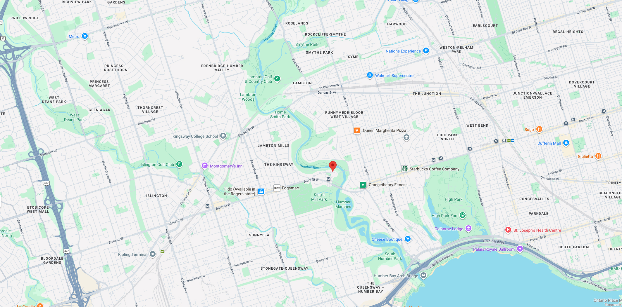 Riverhouse Condos - Suite 1002 Map